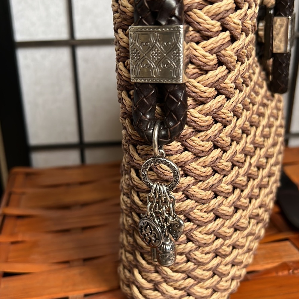 Brighton Straw Shoulder Bag - Picture 2 of 15